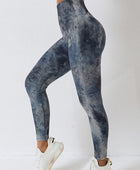 High Waist Tie-Dye Long Sports Pants - Body By J'ne