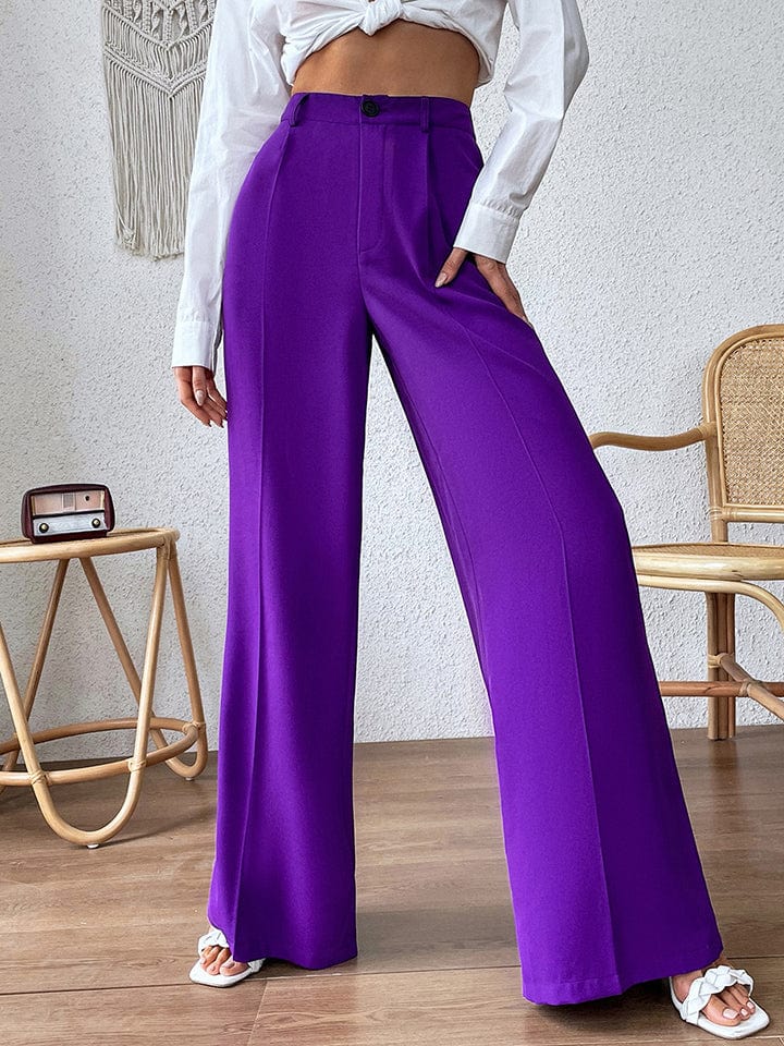 High Waist Wide Leg Pants - Body By J'ne