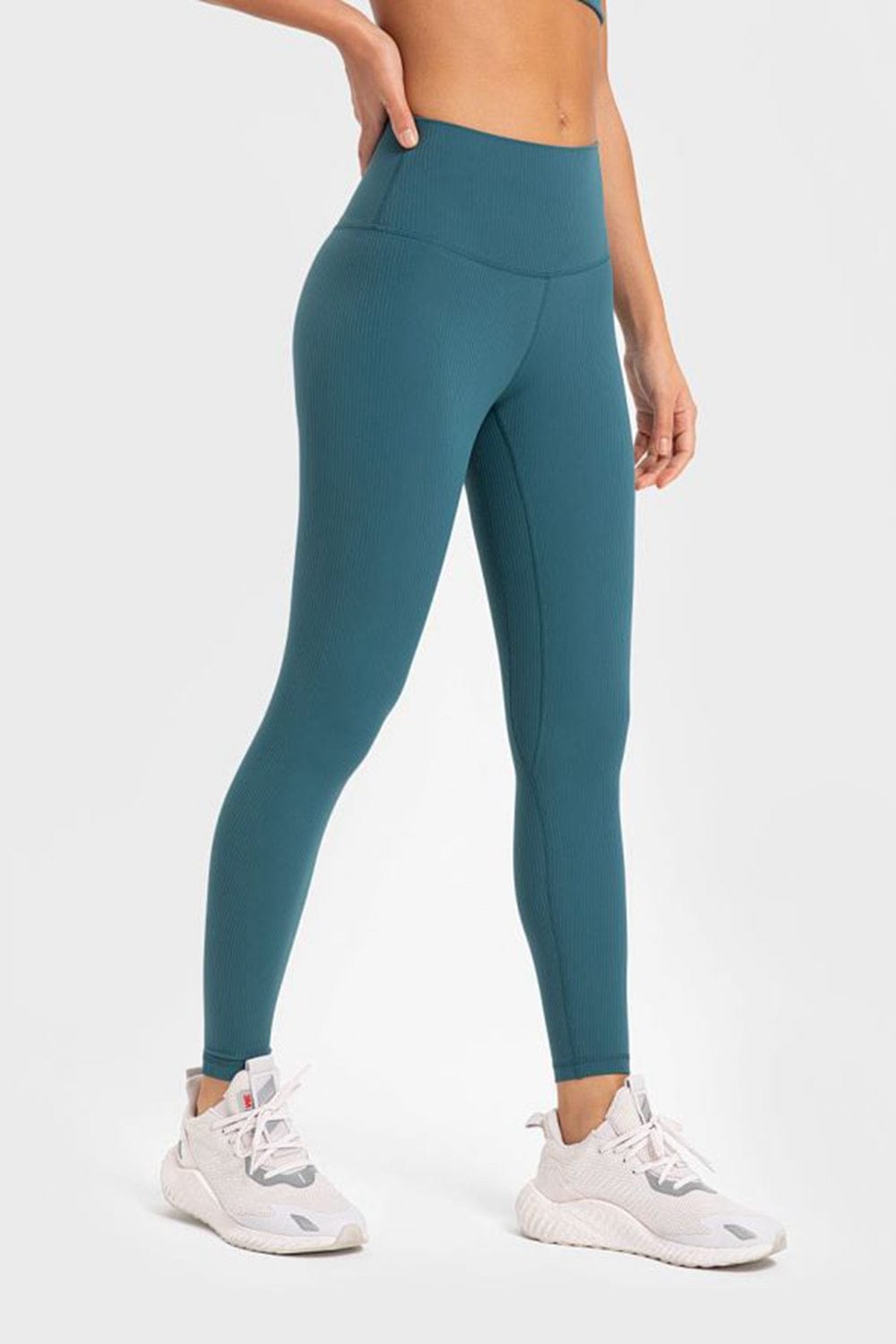 Highly Stretchy Wide Waistband Yoga Leggings - Body By J'ne