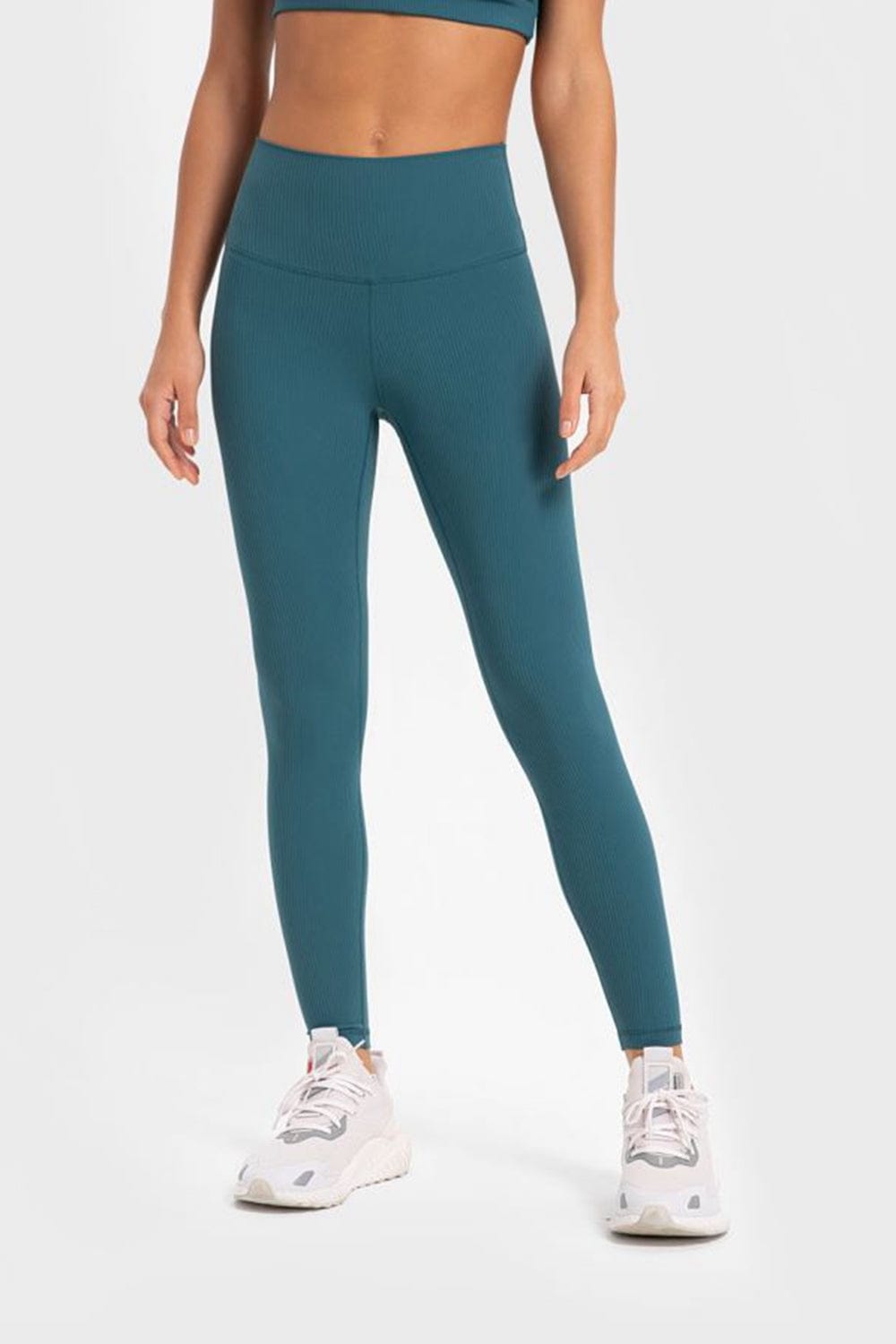 Highly Stretchy Wide Waistband Yoga Leggings - Body By J'ne