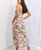 Hold Me Tight Sleeveless Floral Maxi Dress in Pink - Body By J'ne
