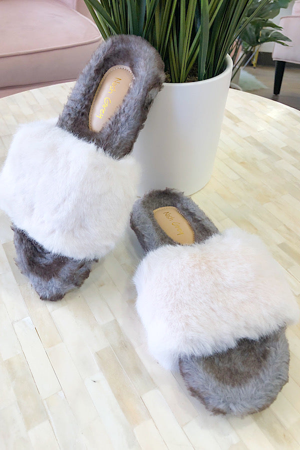 Feeling Cozy (not cross style) Cream Slippers - Body By J'ne