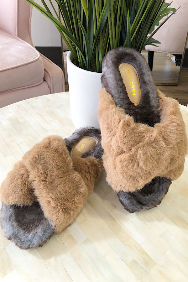 Feeling Cozy Brown Slippers - Body By J'ne