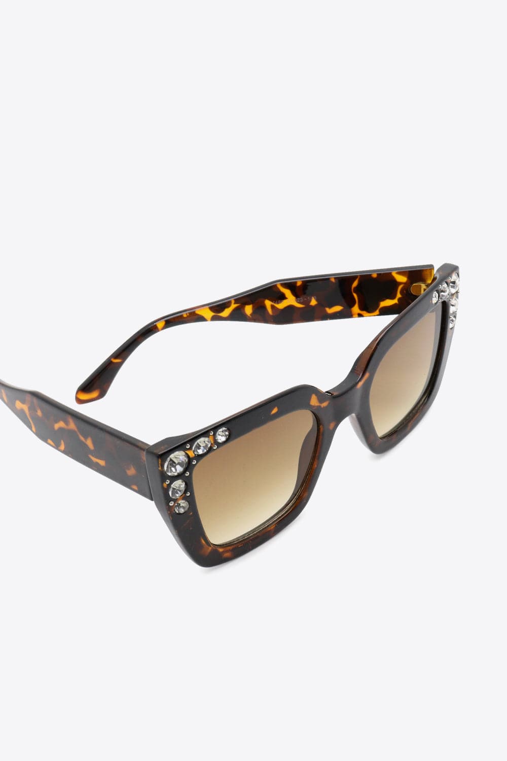 Inlaid Rhinestone Polycarbonate Sunglasses - Body By J'ne