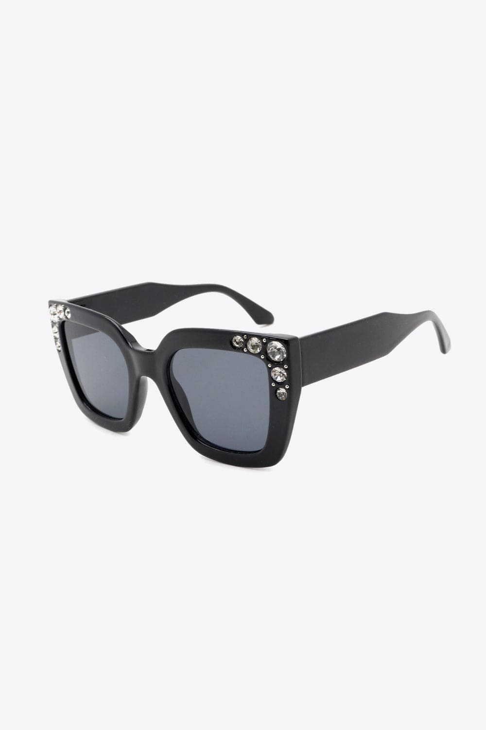Inlaid Rhinestone Polycarbonate Sunglasses - Body By J'ne