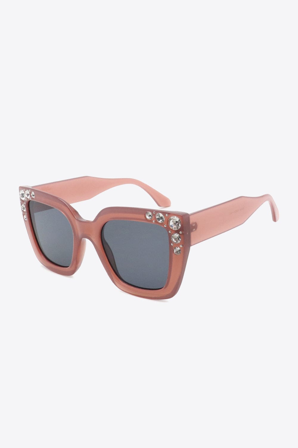 Inlaid Rhinestone Polycarbonate Sunglasses - Body By J'ne