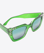 Inlaid Rhinestone Polycarbonate Sunglasses - Body By J'ne