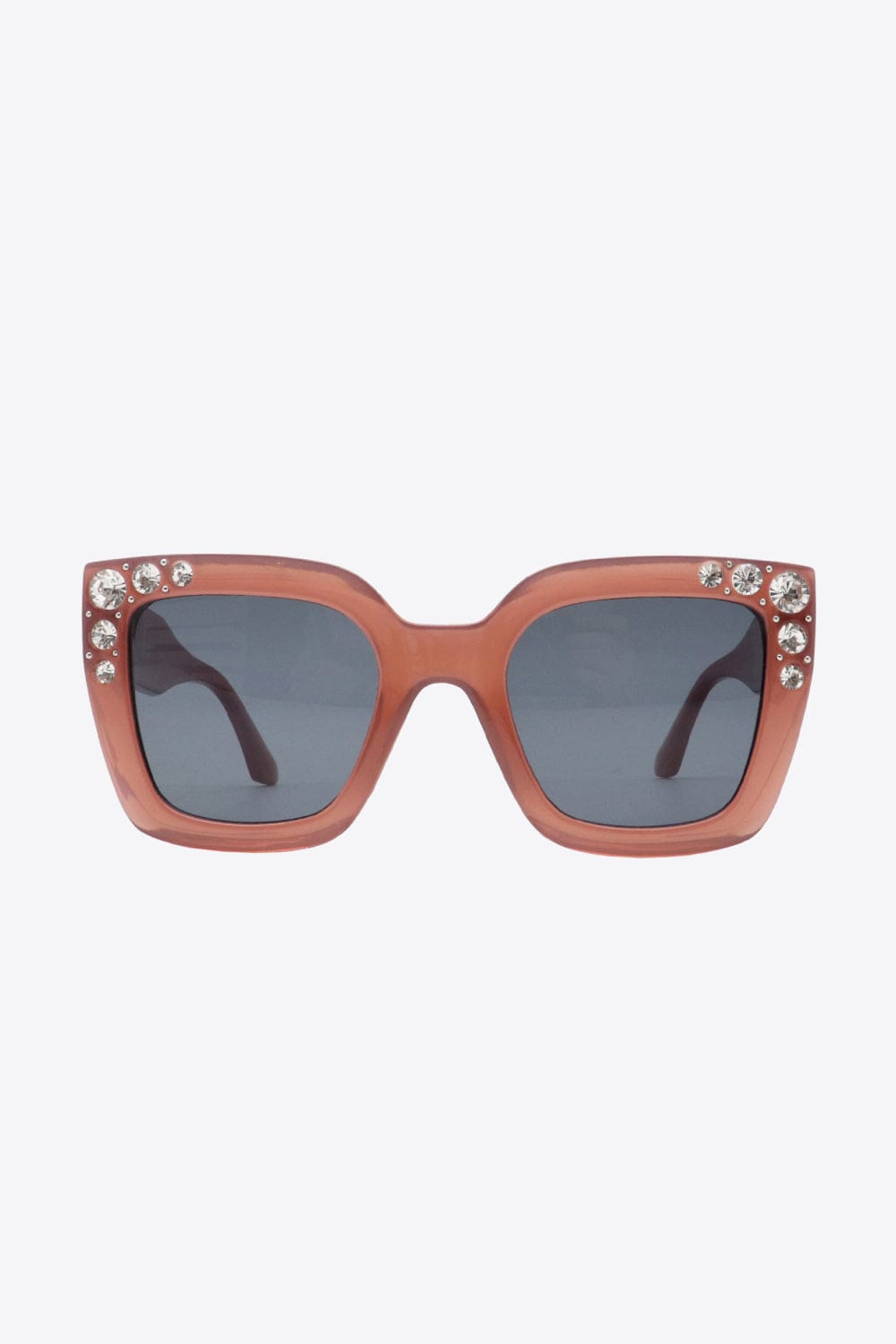 Inlaid Rhinestone Polycarbonate Sunglasses - Body By J'ne