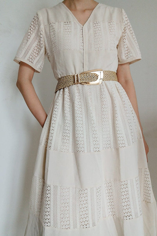 Irregular Buckle Braid Belt - Body By J'ne