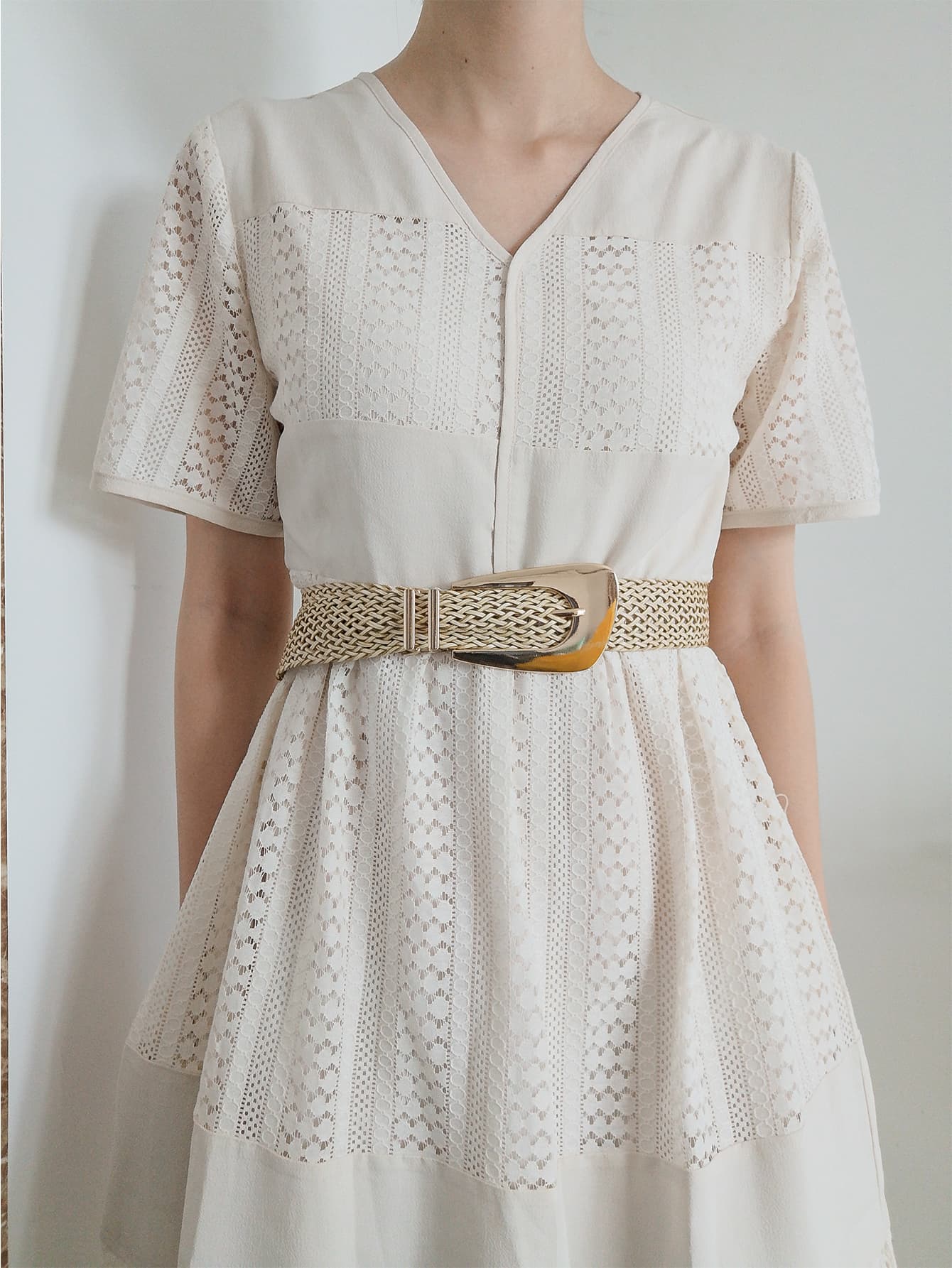 Irregular Buckle Braid Belt - Body By J'ne