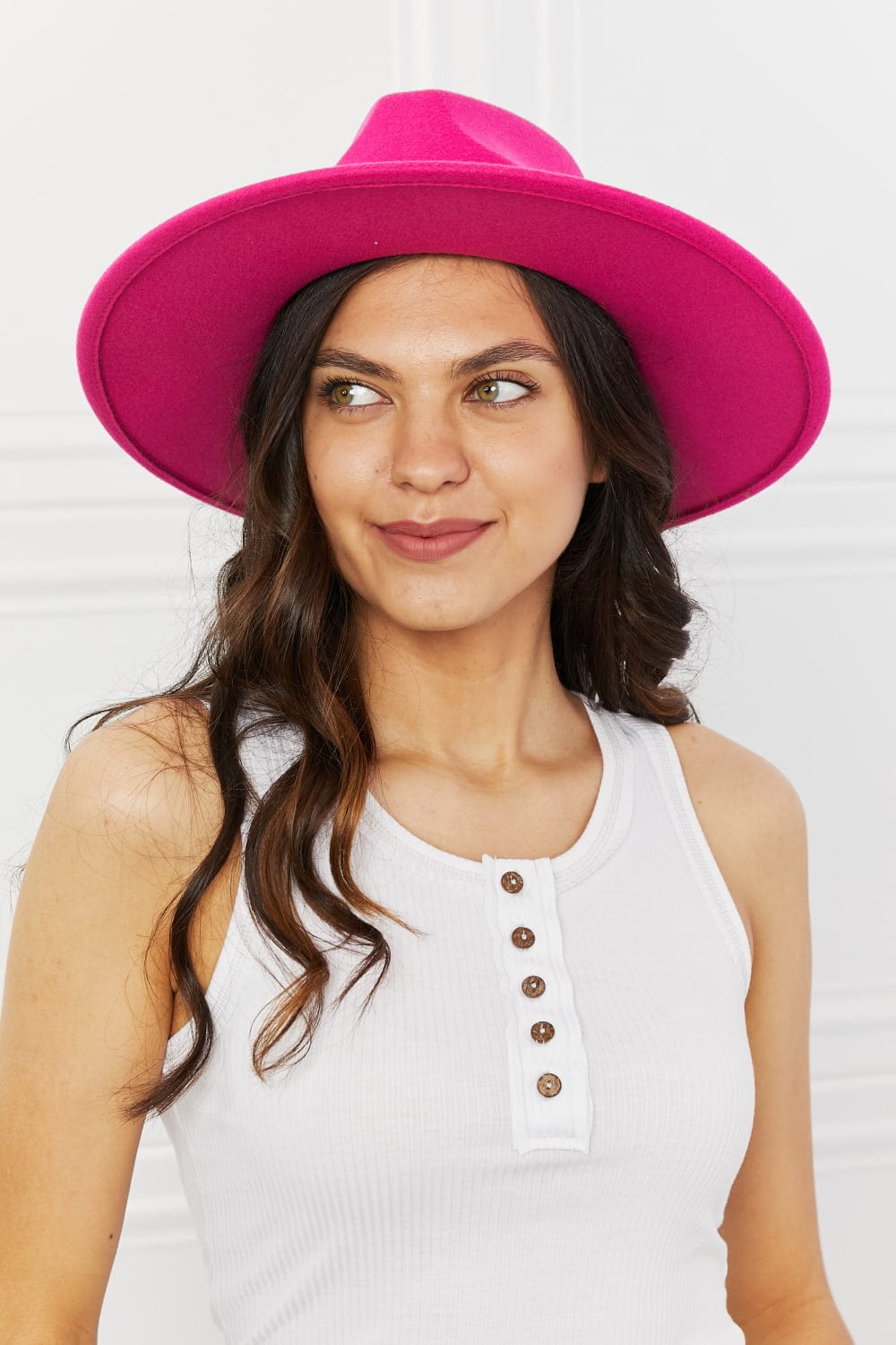 Keep Your Promise Fedora Hat in Pink - Body By J'ne