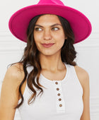 Keep Your Promise Fedora Hat in Pink - Body By J'ne