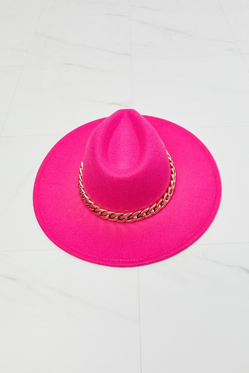 Keep Your Promise Fedora Hat in Pink - Body By J'ne