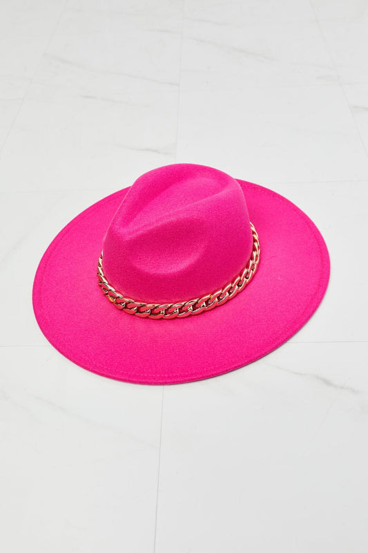 Keep Your Promise Fedora Hat in Pink - Body By J'ne