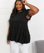 Kissing in Kansas City Tiered Top - Body By J'ne