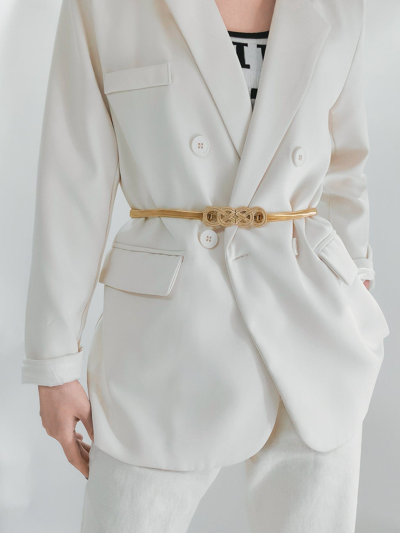 Knot Buckle Metal Belt - Body By J'ne