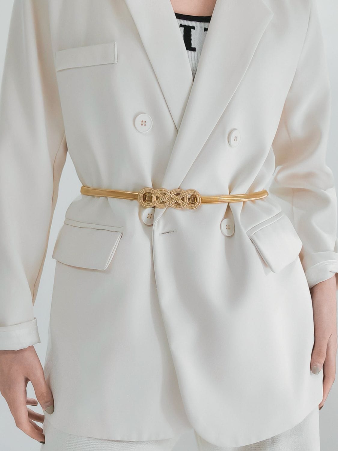 Knot Buckle Metal Belt - Body By J'ne