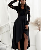 Lace High-Low V-Neck Dress - Body By J'ne