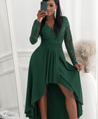 Lace High-Low V-Neck Dress - Body By J'ne