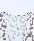 Leopard Long-Sleeve Open Front Cardigan - Body By J'ne