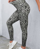 Leopard Print Wide Waistband Leggings - Body By J'ne