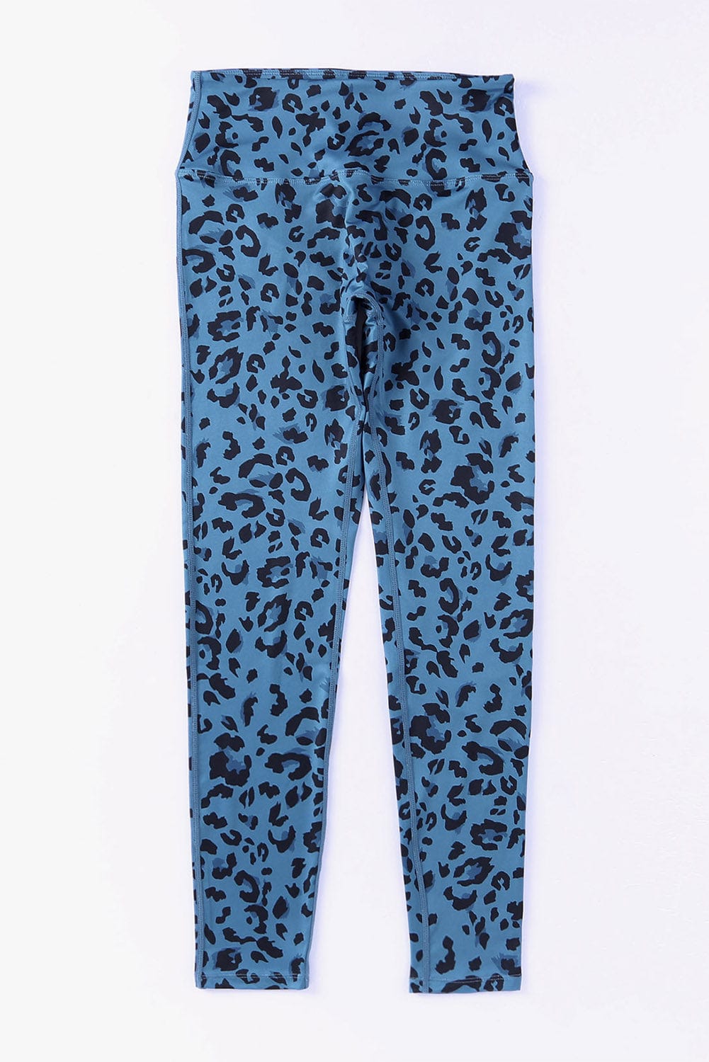 Leopard Print Wide Waistband Leggings - Body By J'ne