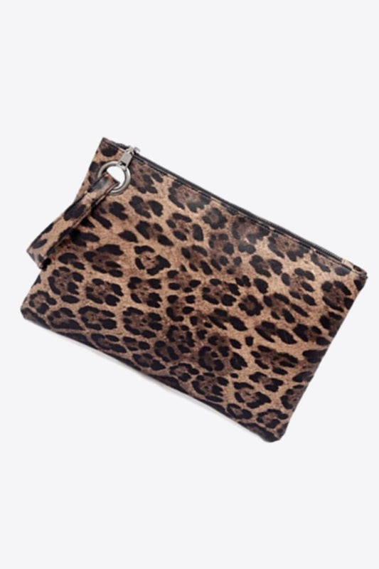 Leopard PU Leather Clutch - Body By J'ne