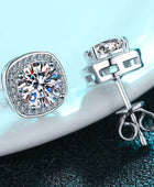 Let Me Love You 1 Carat Moissanite Stud Earrings - Body By J'ne