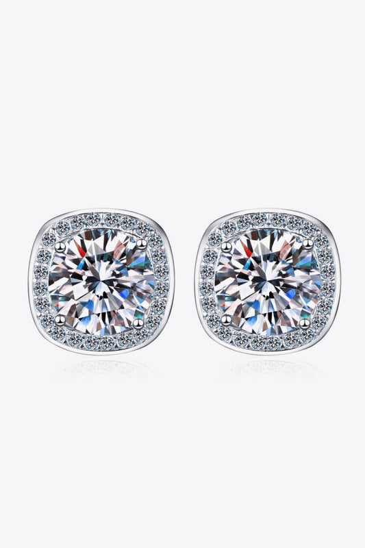 Let Me Love You 1 Carat Moissanite Stud Earrings - Body By J'ne