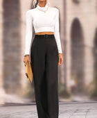 Long Loose Fit Straight Pants - Body By J'ne