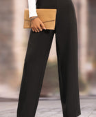 Long Loose Fit Straight Pants - Body By J'ne