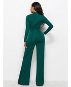 Long Sleeve Mock Neck Wide Leg Jumpsuit - Body By J'ne