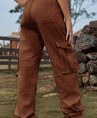 Loose Fit Long Jeans with Pockets - Body By J'ne