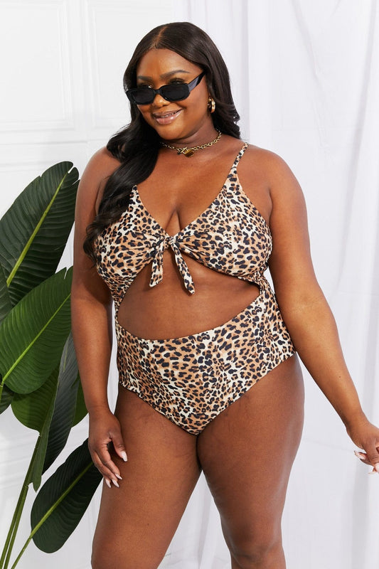 Lost At Sea Cutout One-Piece Swimsuit - Body By J'ne