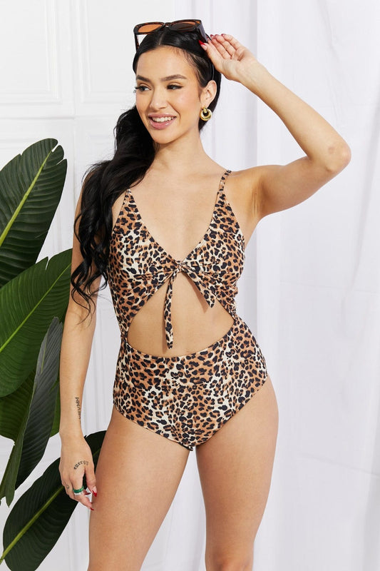 Lost At Sea Cutout One-Piece Swimsuit - Body By J'ne