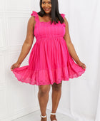 Make It Count Full Size Lace Detail Mini Dress - Body By J'ne