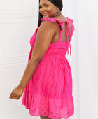 Make It Count Full Size Lace Detail Mini Dress - Body By J'ne