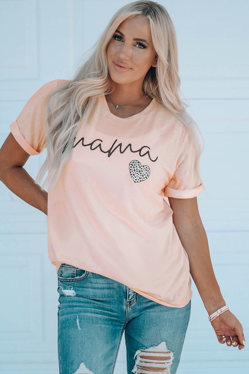 MAMA Heart Graphic Tee Shirt - Body By J'ne