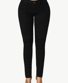 Mid-Rise Waist Skinny Pocketed Jeans - Body By J'ne