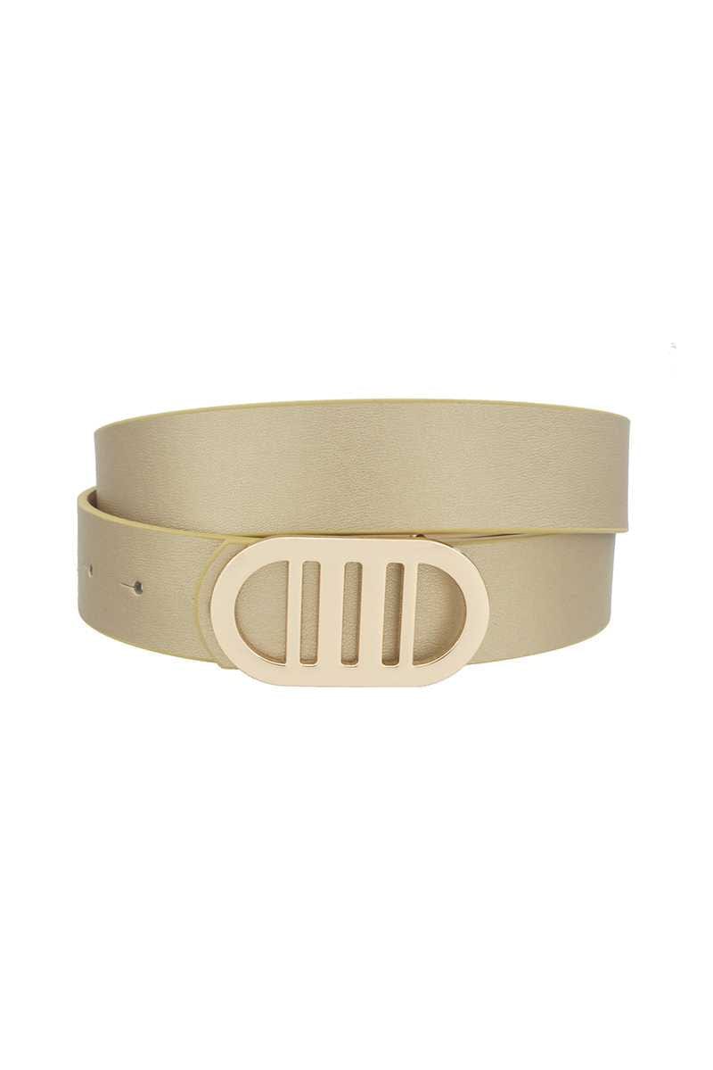 Modern Gridded Oval Standard Belt - Body By J'ne