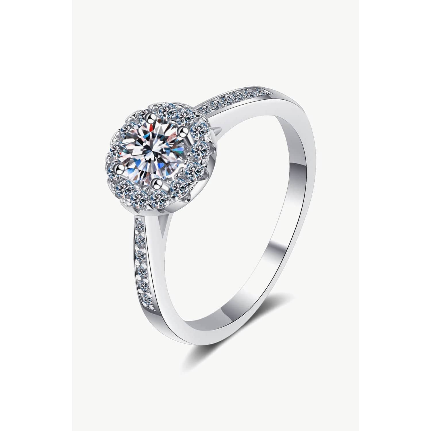 Moissanite 925 Sterling Silver Ring - Body By J'ne