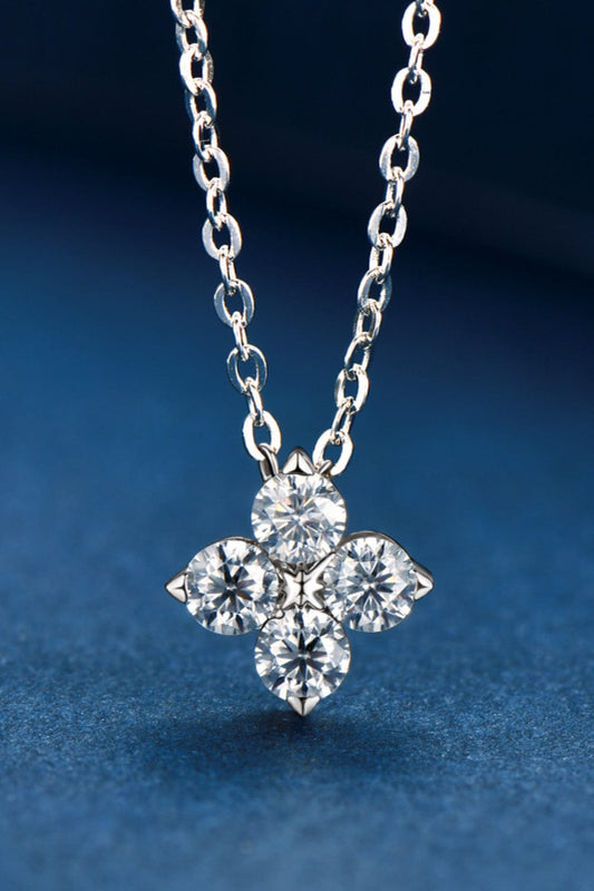 Moissanite Four Leaf Clover Pendant Necklace - Body By J'ne