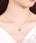 Moissanite Lock Pendant Necklace - Body By J'ne