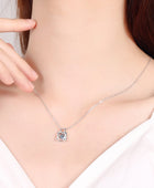 Moissanite Lock Pendant Necklace - Body By J'ne