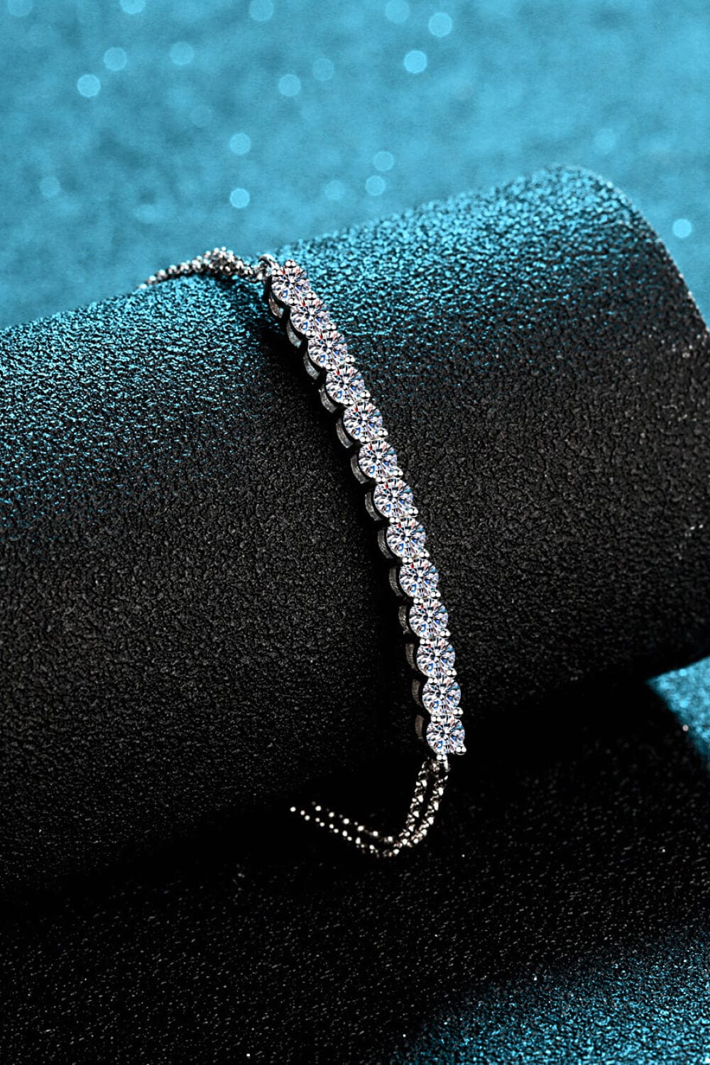 Moissanite Sterling Silver Bracelet - Body By J'ne