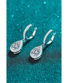 Moissanite Teardrop Earrings - Body By J'ne