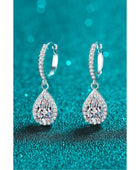 Moissanite Teardrop Earrings - Body By J'ne