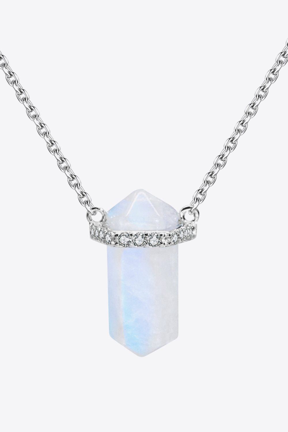 Natural Moonstone Chain-Link Necklace - Body By J'ne