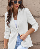 One-Button Flap Pocket Blazer - Body By J'ne