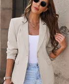 One-Button Flap Pocket Blazer - Body By J'ne